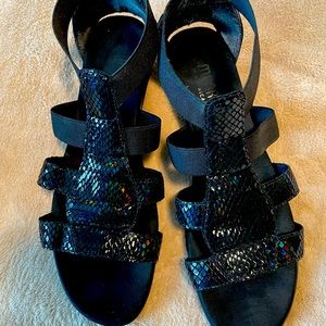 Blacks snake Murano sandals